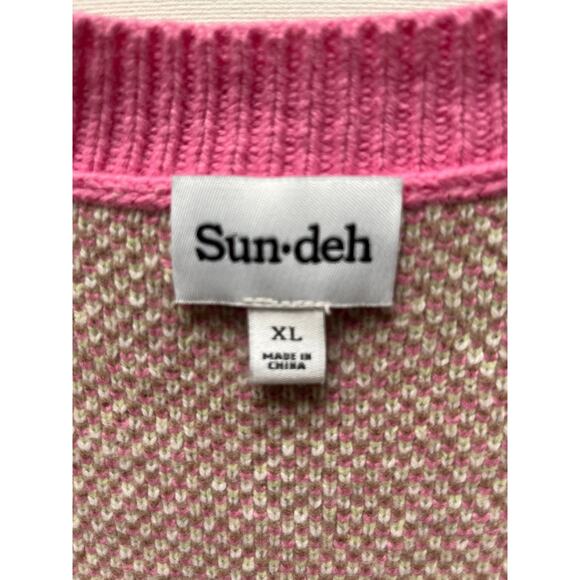 Aritzia Sunday Best Sun Deh Preston Merino Wool Blend V-Neck Vest Size XL - Picture 2 of 8